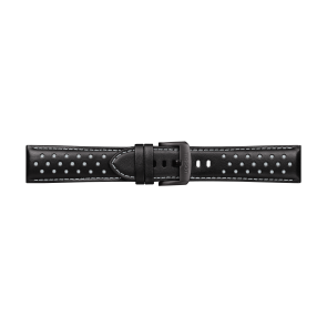 Horlogeband Tissot T1166173605104 / T600041559 Leder Zwart 22mm